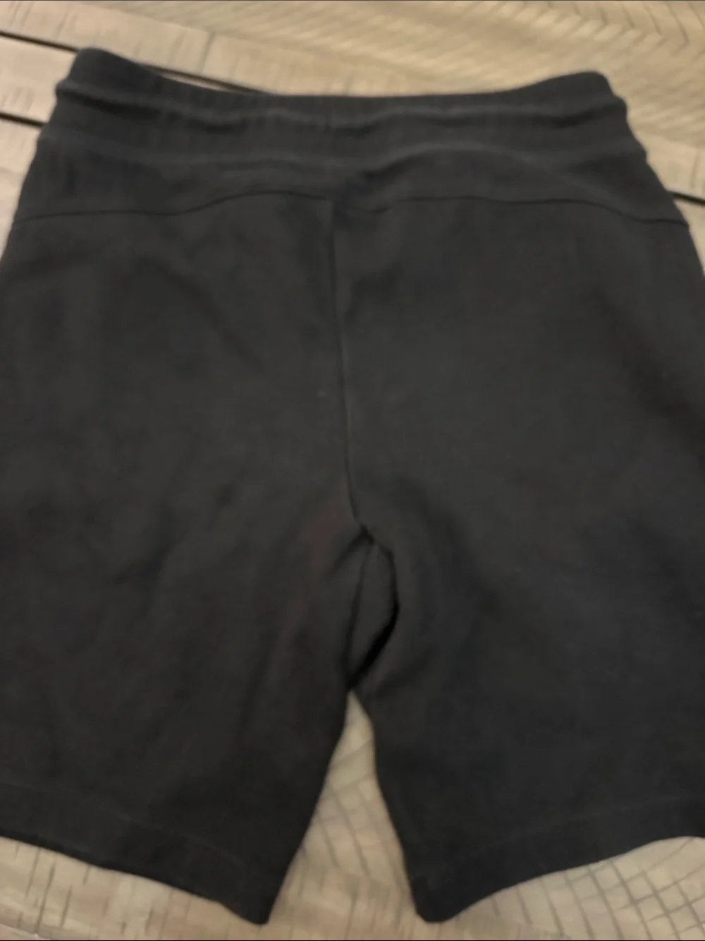 GAP Black Drawstring Athletic Shorts with Zip Pockets